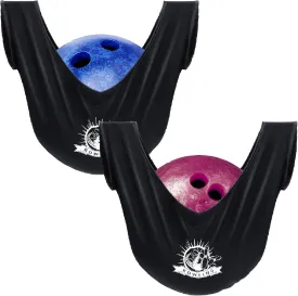2 Pcs Washable Bowling Ball Polisher Bags Bowling Ball Cleaner Holder Bags Black Bowling See Saws Bowling Cleaner Towels for Bowling Ball Cleaning