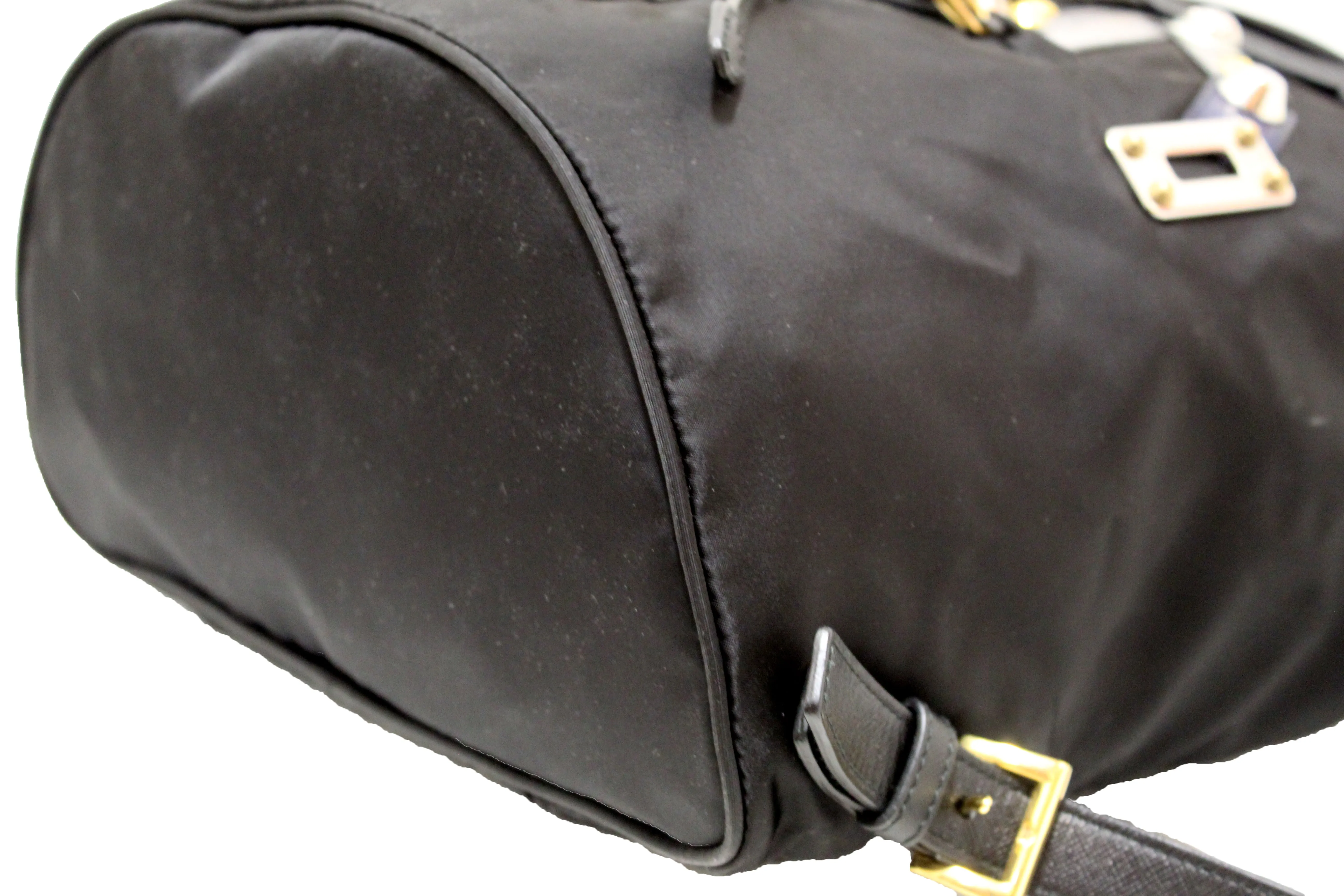 Authentic Prada Black Tessuto Nylon Robot Backpack