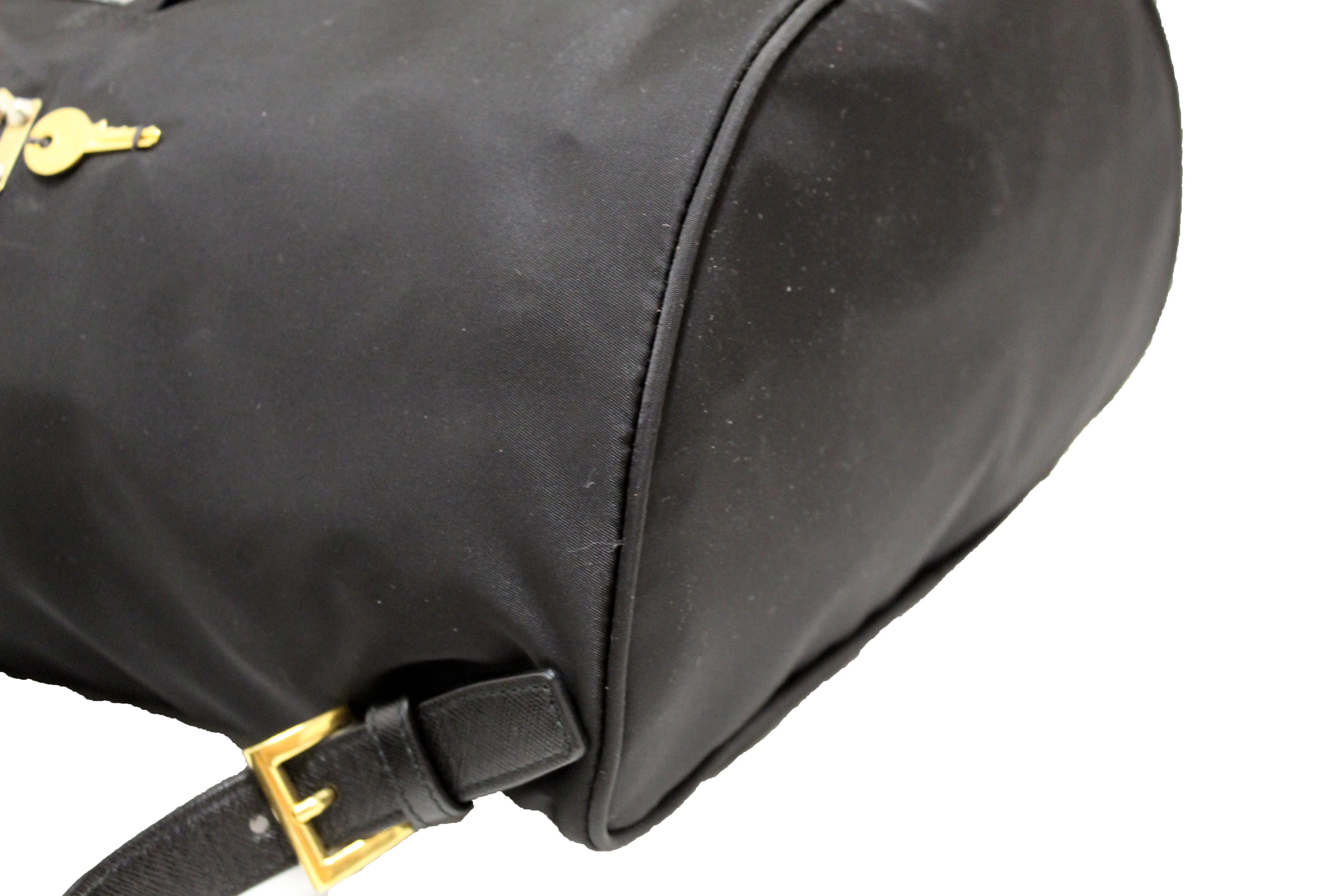 Authentic Prada Black Tessuto Nylon Robot Backpack