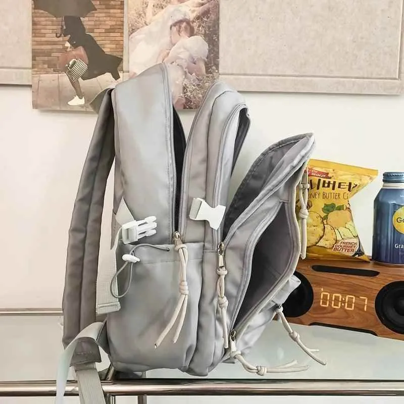 B3056 Cool Backpack - Fashion Large Capacity Nylon Travel Bag