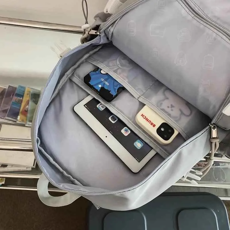 B3056 Cool Backpack - Fashion Large Capacity Nylon Travel Bag
