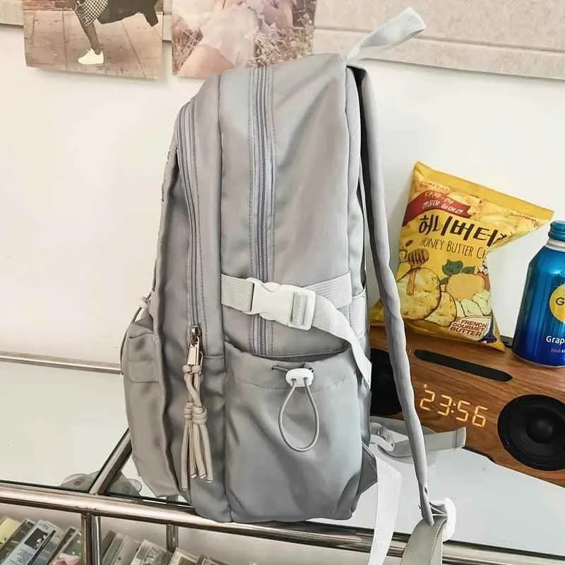 B3056 Cool Backpack - Fashion Large Capacity Nylon Travel Bag