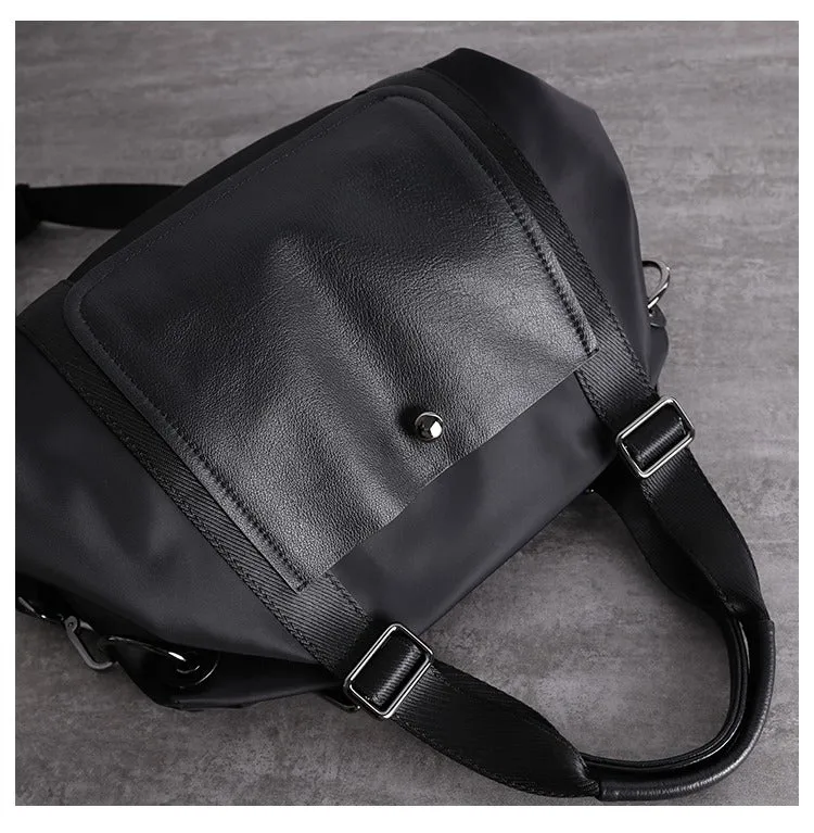 Black Crossbody Nylon Bag Black Nylon Shoulder Bag Handbag Women's Nylon Crossbody Bag