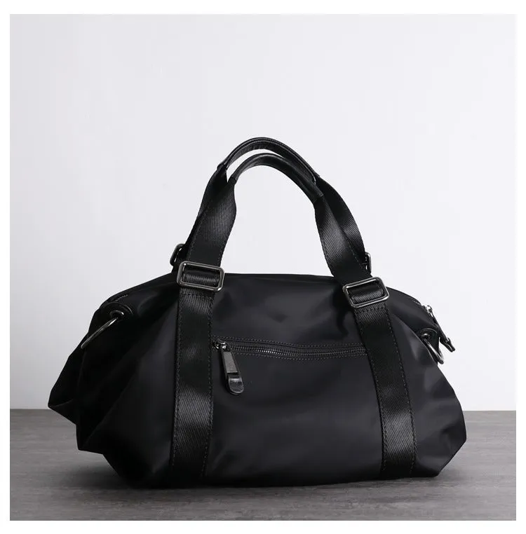 Black Crossbody Nylon Bag Black Nylon Shoulder Bag Handbag Women's Nylon Crossbody Bag