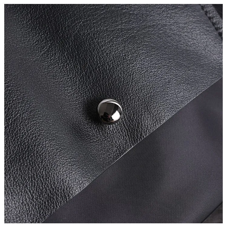Black Crossbody Nylon Bag Black Nylon Shoulder Bag Handbag Women's Nylon Crossbody Bag