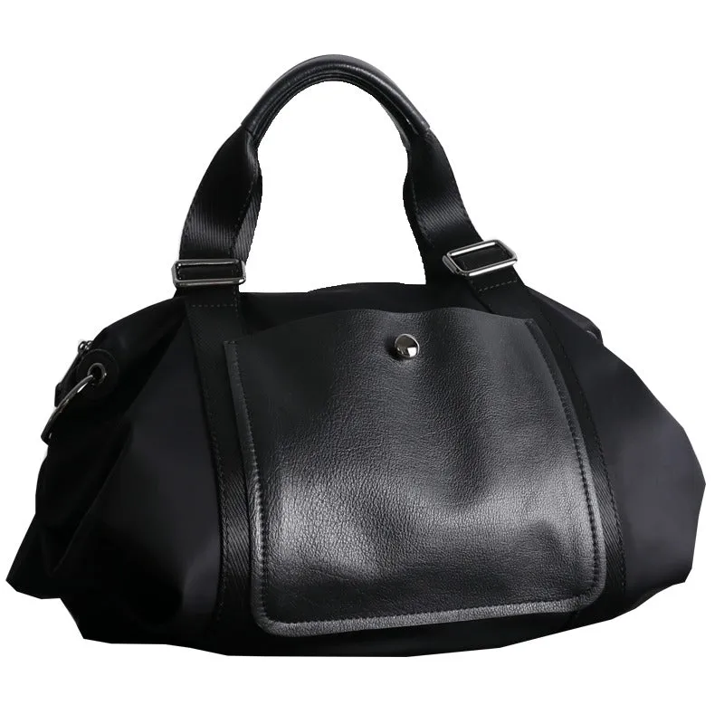 Black Crossbody Nylon Bag Black Nylon Shoulder Bag Handbag Women's Nylon Crossbody Bag