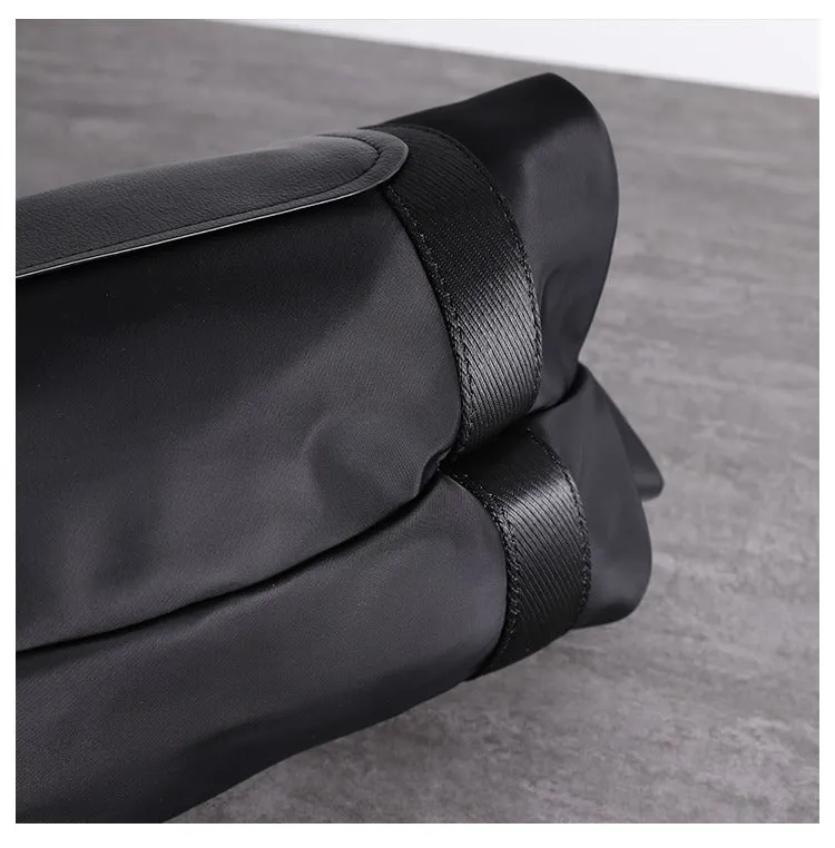 Black Crossbody Nylon Bag Black Nylon Shoulder Bag Handbag Women's Nylon Crossbody Bag