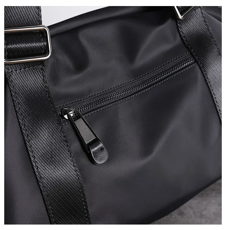 Black Crossbody Nylon Bag Black Nylon Shoulder Bag Handbag Women's Nylon Crossbody Bag