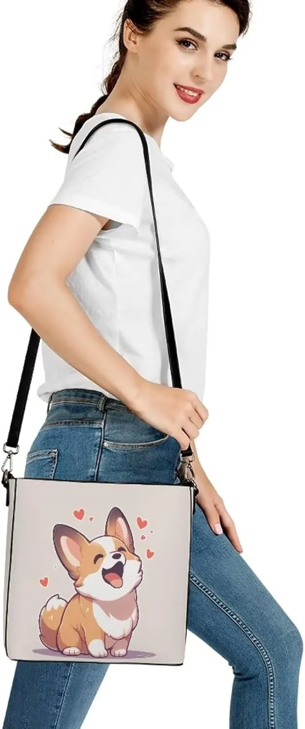 Bucket Bag for Women Fashion Leather Handbag for Women Shoulder Bag for Travel Tote Purse for Women
