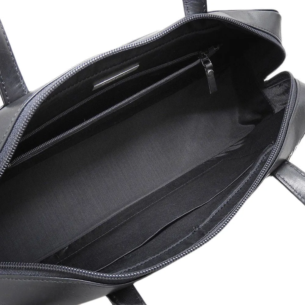 Burberry London Nova Check Nylon Leather Handbag