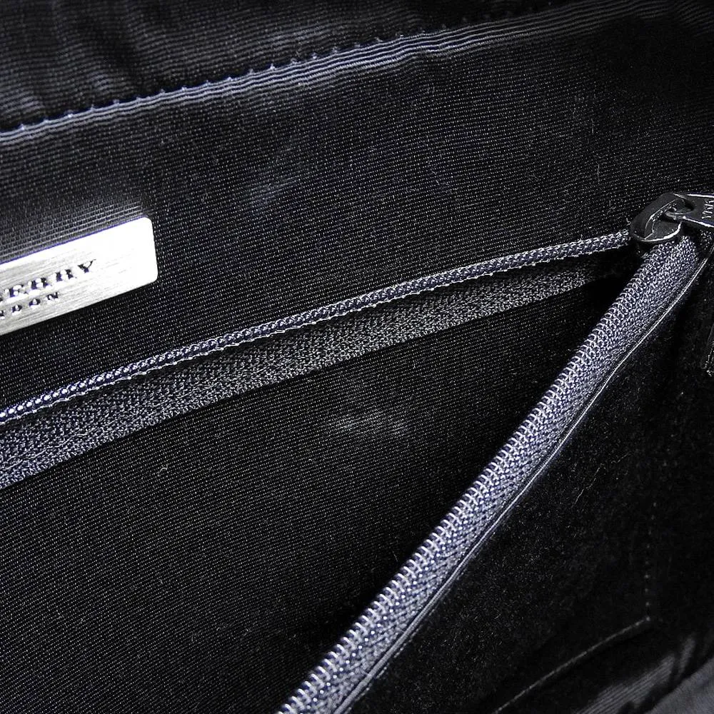 Burberry London Nova Check Nylon Leather Handbag