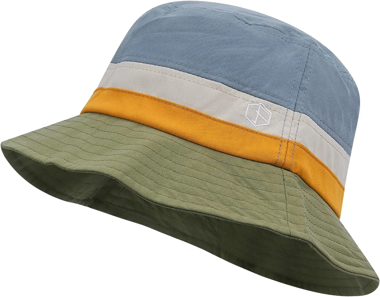 Clakllie Cotton Fisherman Cap Unisex Bucket Hat Foldable Lightweight UV Protation Caps Hiking Travel Hats Outdoor Sports Cap