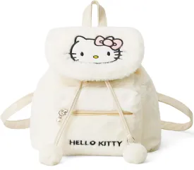 Cute Plush Backpack, Soft Fuzzy Cartoon Bucket Purse, 16 Inch Large Capacity Casual Daypack