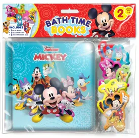 Disney Junior Mickey Bath Time Books - Activity Books for kids, Bath book, 6 Padded suction cups, 1 Mesh bag Bath Book  Picture Book, June 2, 2022