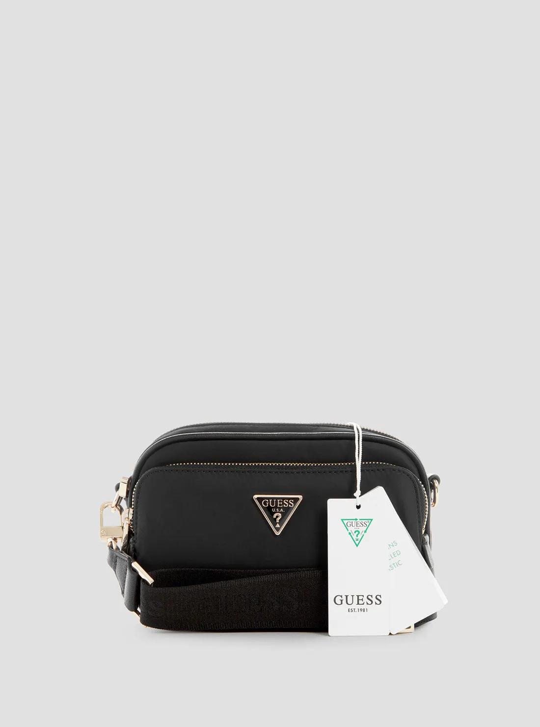 Eco Black Gemma Crossbody Bag