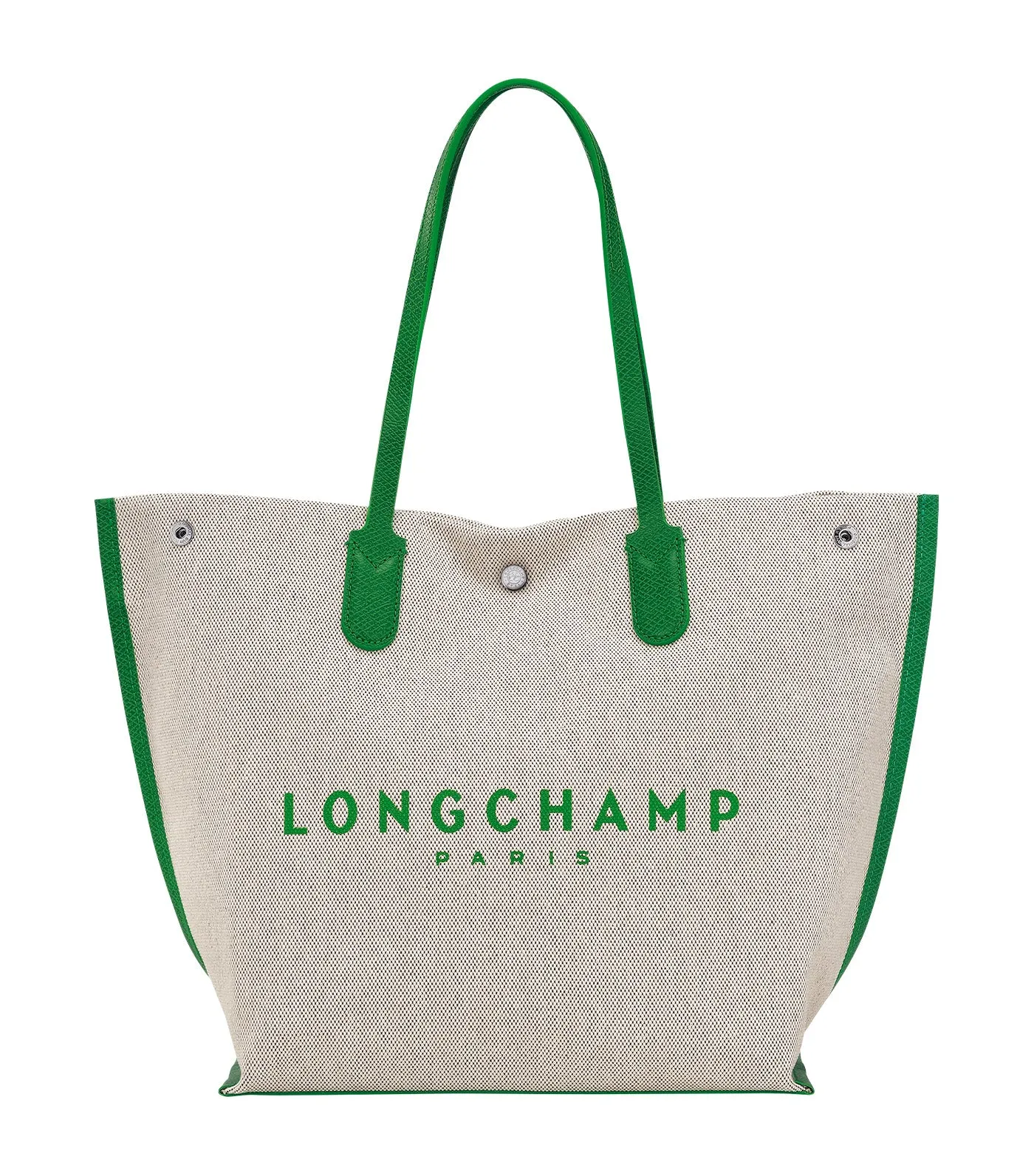 Essential Toile Tote Bag L Green