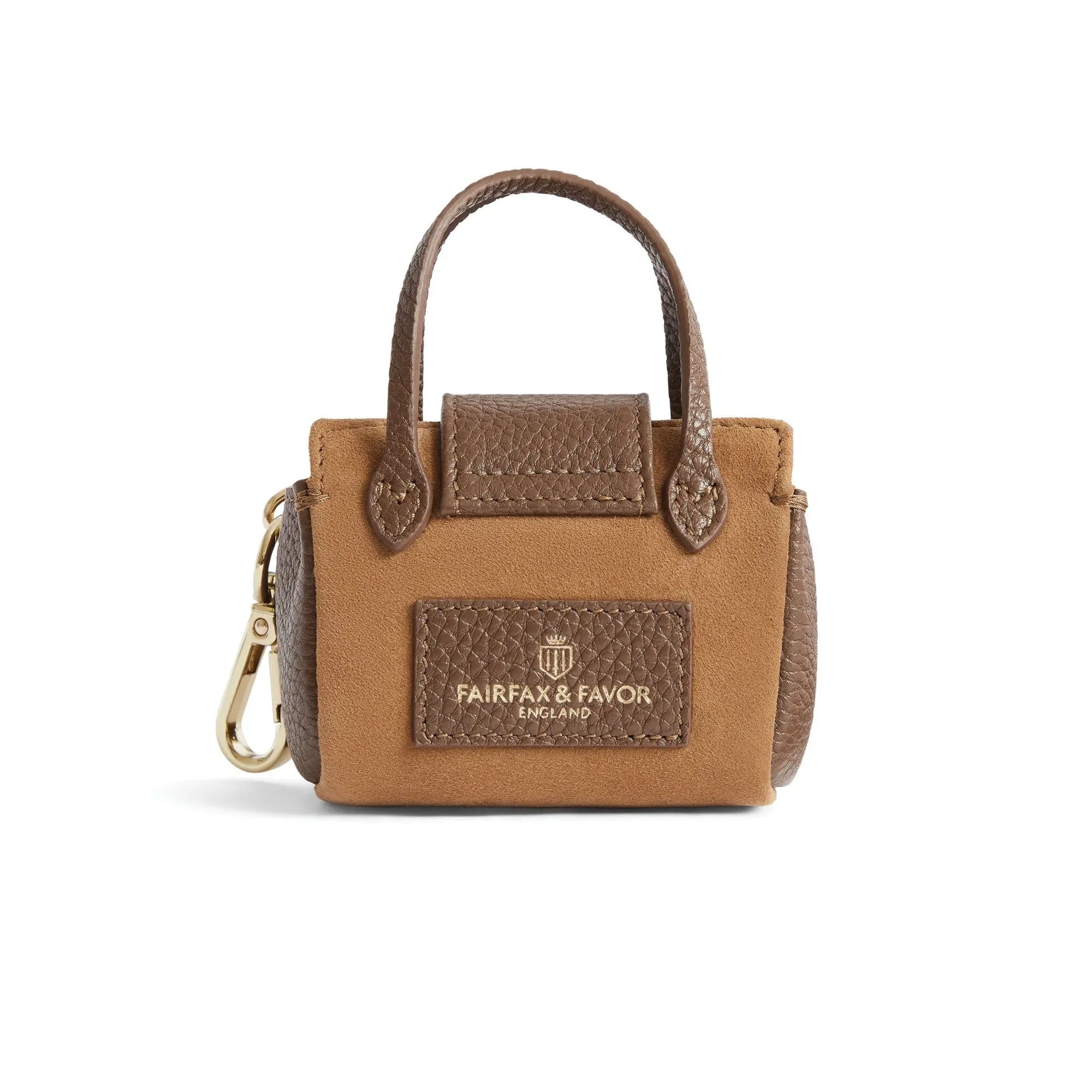 Fairfax & Favor Mini Windsor Shopping Tote - Tan Suede
