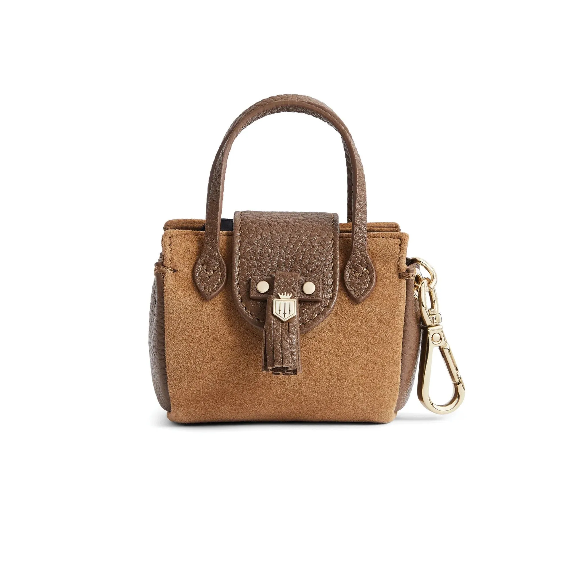 Fairfax & Favor Mini Windsor Shopping Tote - Tan Suede