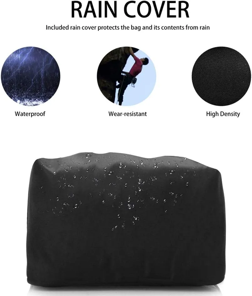 Fanny Pack for Men&Women Waterproof Waist Pack Bag Hip Bum Bag with Rain Cover Adjustable Strap for Sports Outdoors Workout Running Traveling Hiking Cycling Dog Walking Casual Fishing
