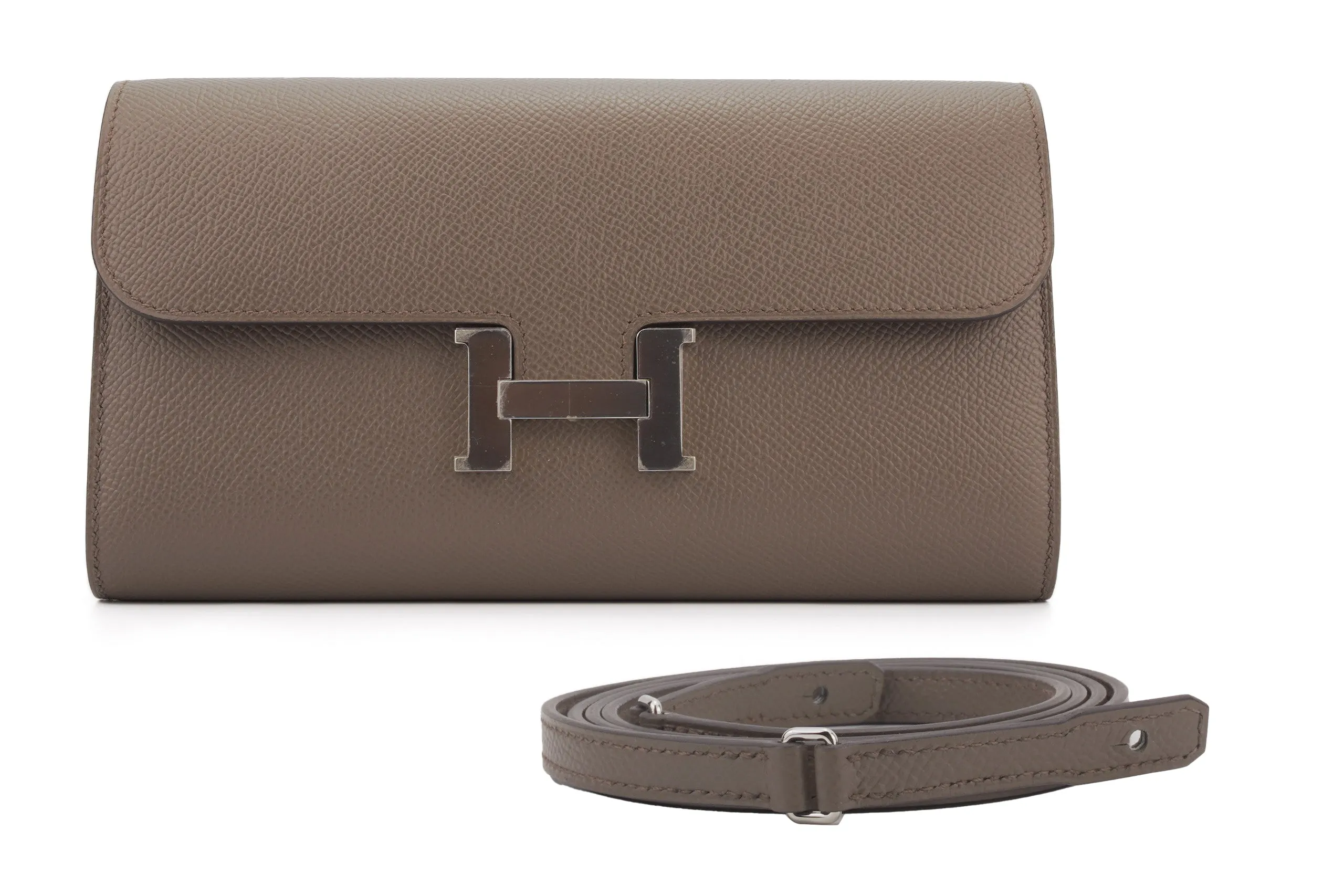 Hermès Constance To-Go Togo Gris Etain PHW