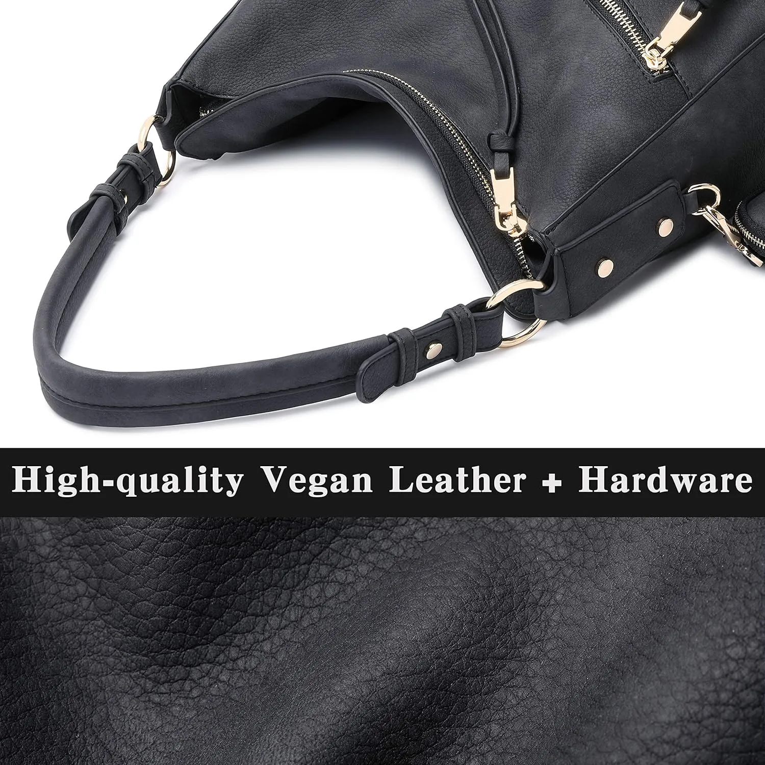 lapsting Hobo Bags for Women Handbags Purse Ladies Boho Shoulder Bag Crossbody Purses Faux Leather
