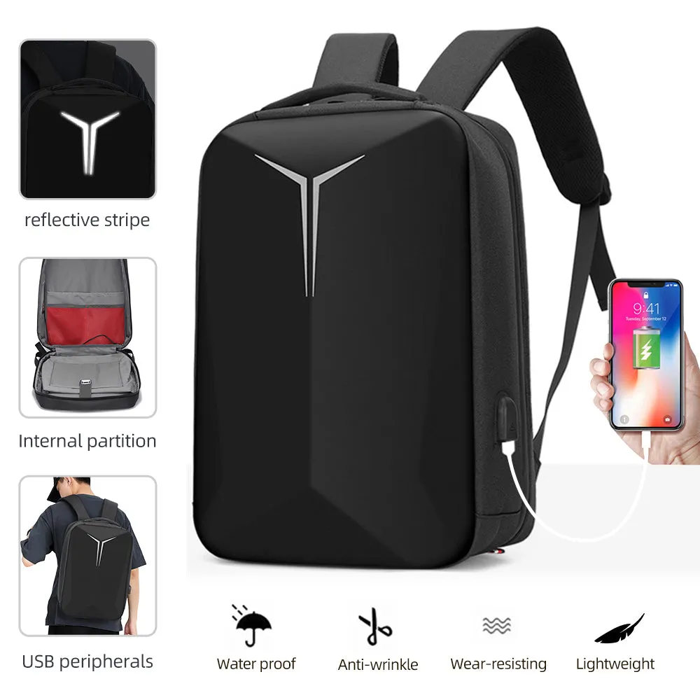 Large Capacity Hard Shell Backpack Waterproof
