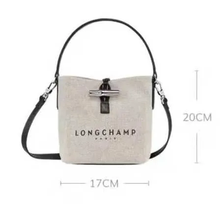 Longchamp Roseau Logo Bucket Bag