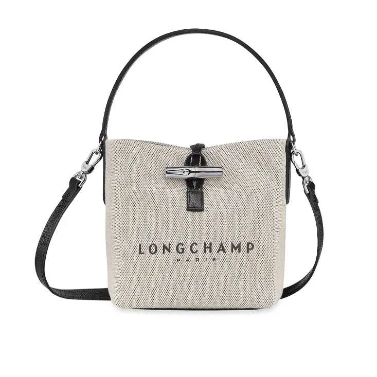 Longchamp Roseau Logo Bucket Bag