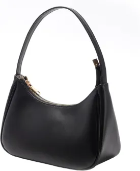 Mini Shoulder Bag,Retro Classic Hobo Bags for Women,Black Shoulder Purse with Zipper Closure