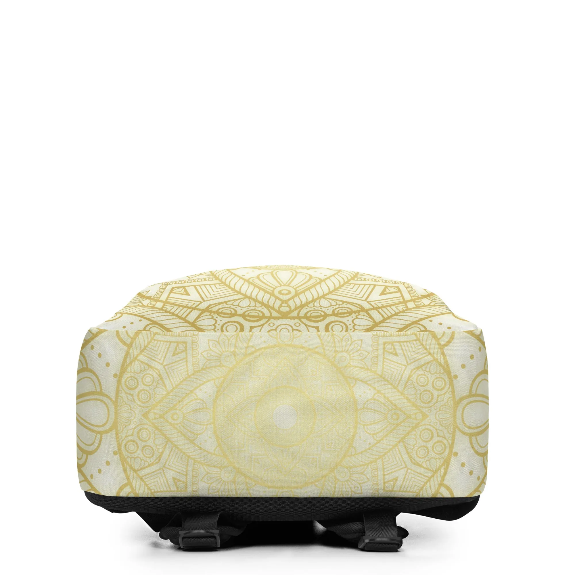 Minimalist Backpack Bougie Geometric White and Gold