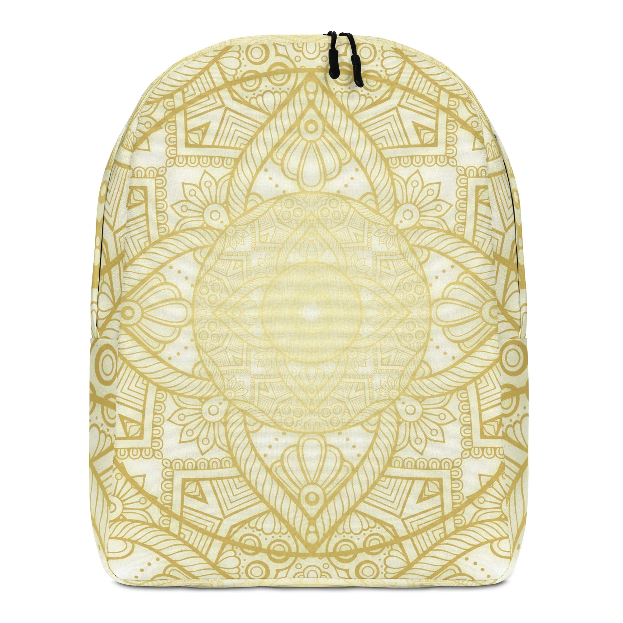 Minimalist Backpack Bougie Geometric White and Gold