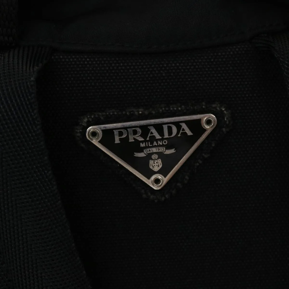 PRADA Backpack Nylon Black  fm2530