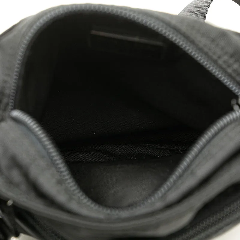 Prada Nylon Triangle Logo Shoulder Bag