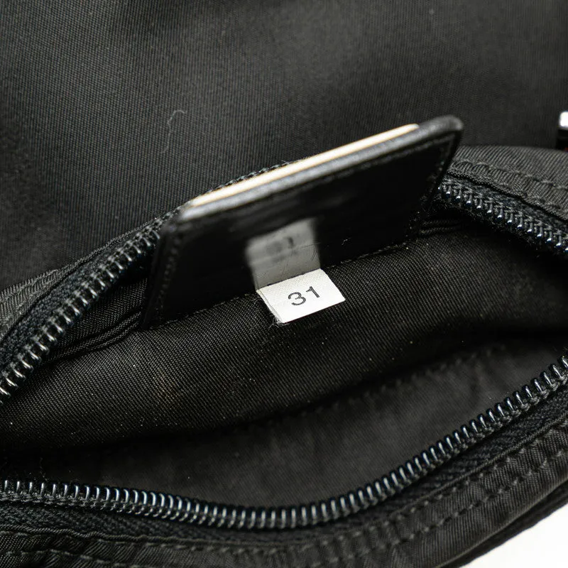 Prada Nylon Triangle Logo Shoulder Bag