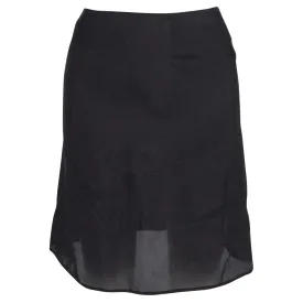 Prada Sheer Mini Skirt in Black Nylon