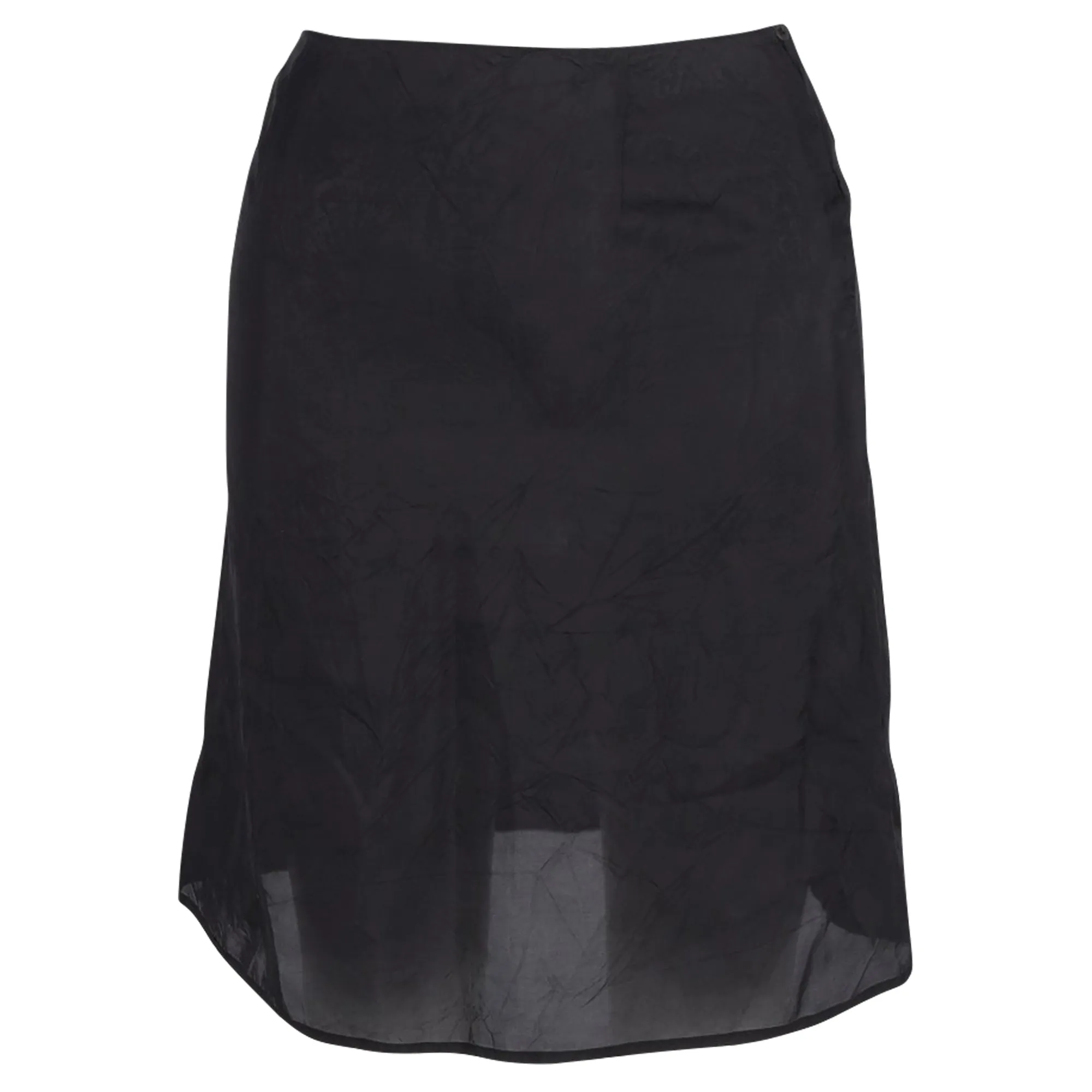 Prada Sheer Mini Skirt in Black Nylon