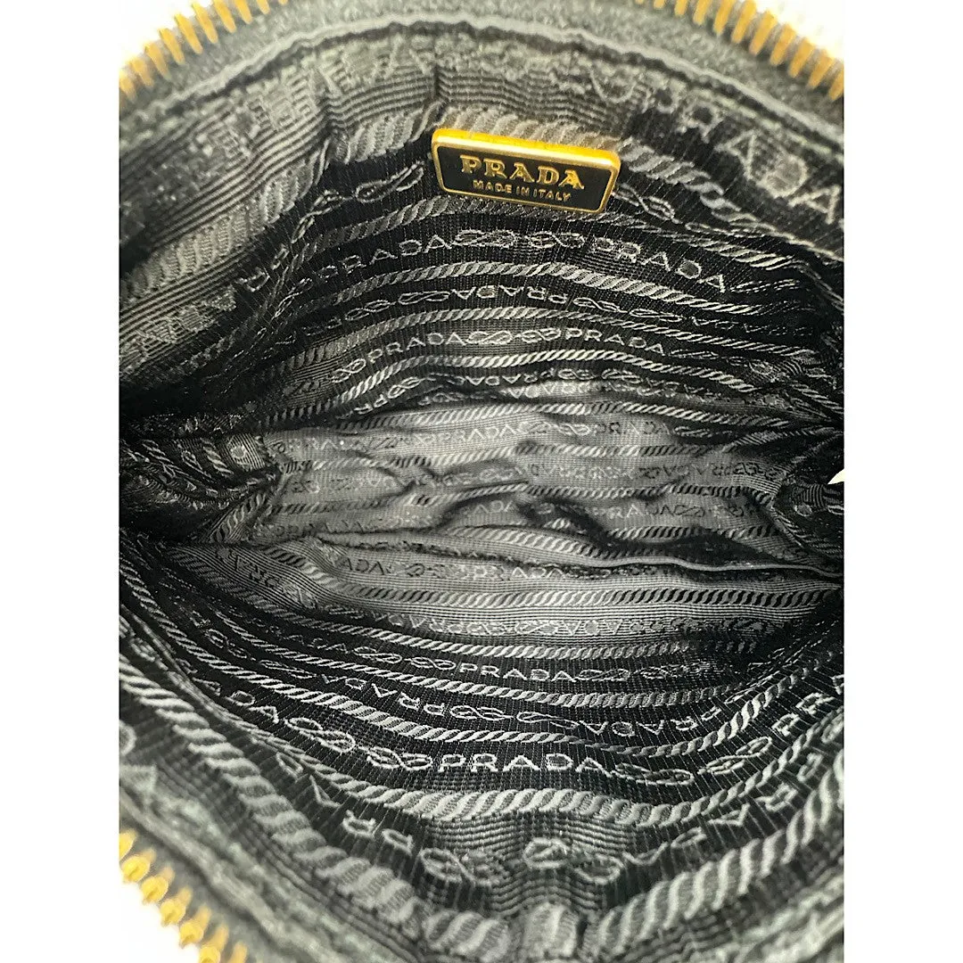 Prada Tessuto Nylon Chevron Quilted Mini Bag