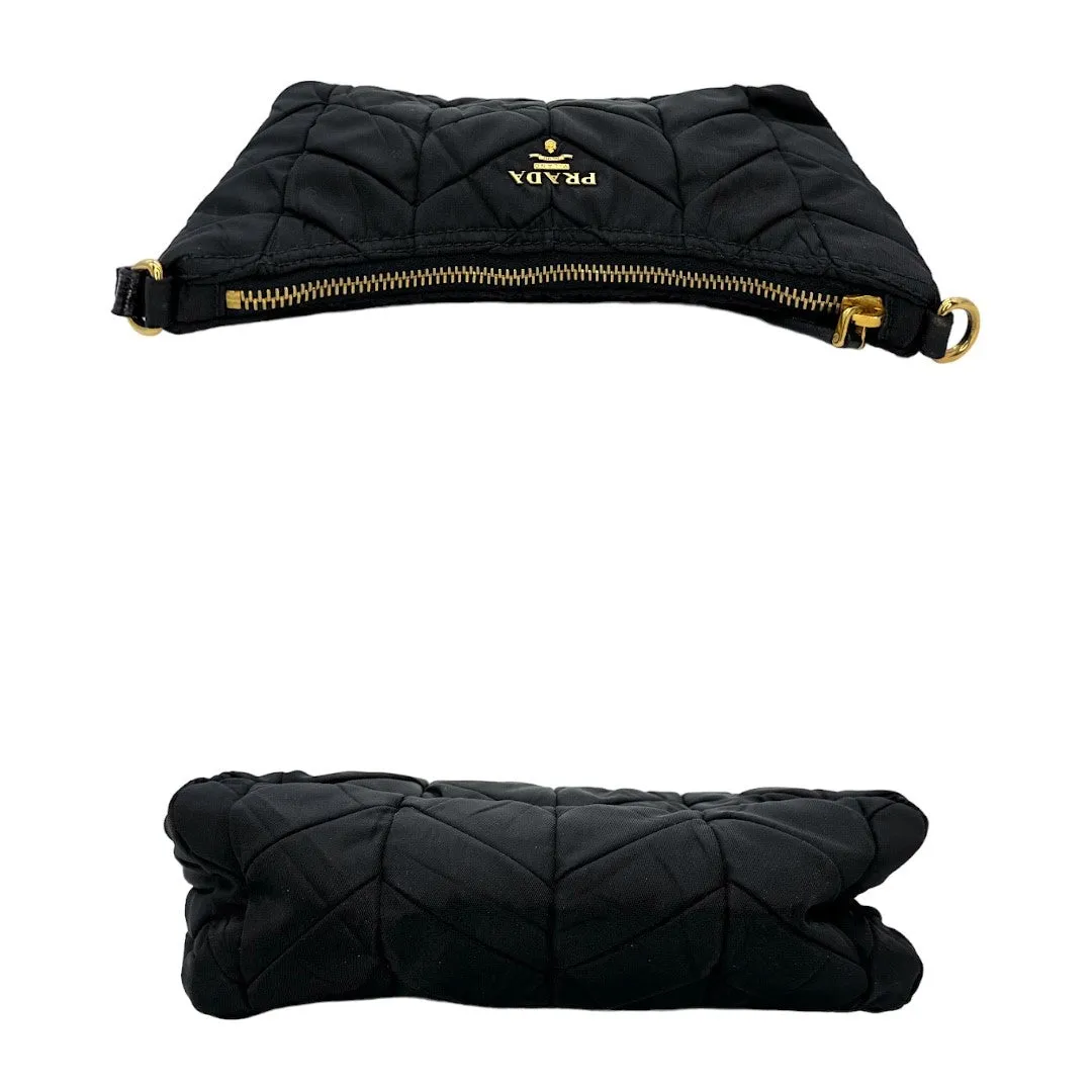 Prada Tessuto Nylon Chevron Quilted Mini Bag