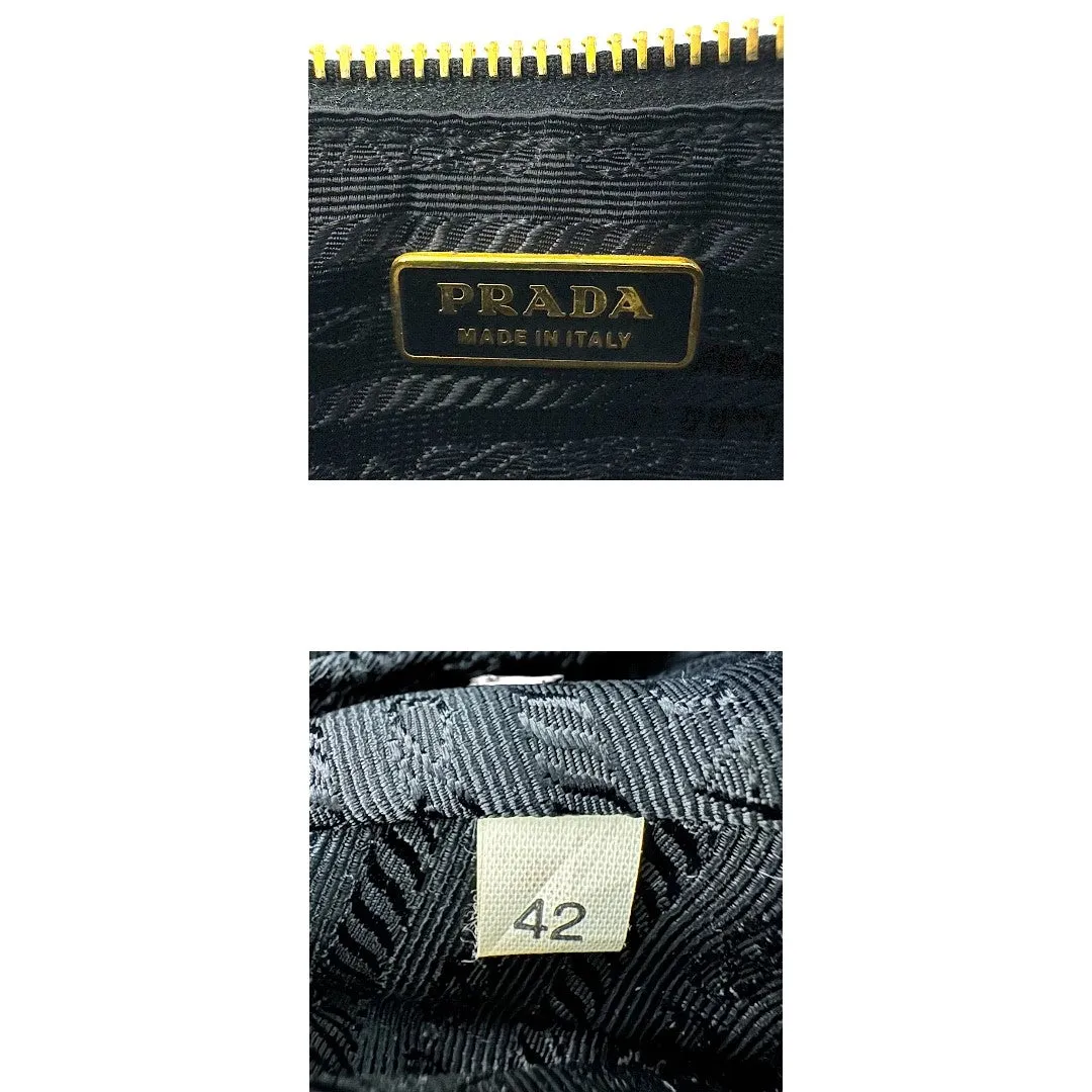 Prada Tessuto Nylon Chevron Quilted Mini Bag