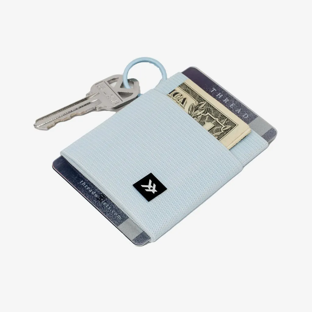 "Sky Blue" Thread Elastic Wallet