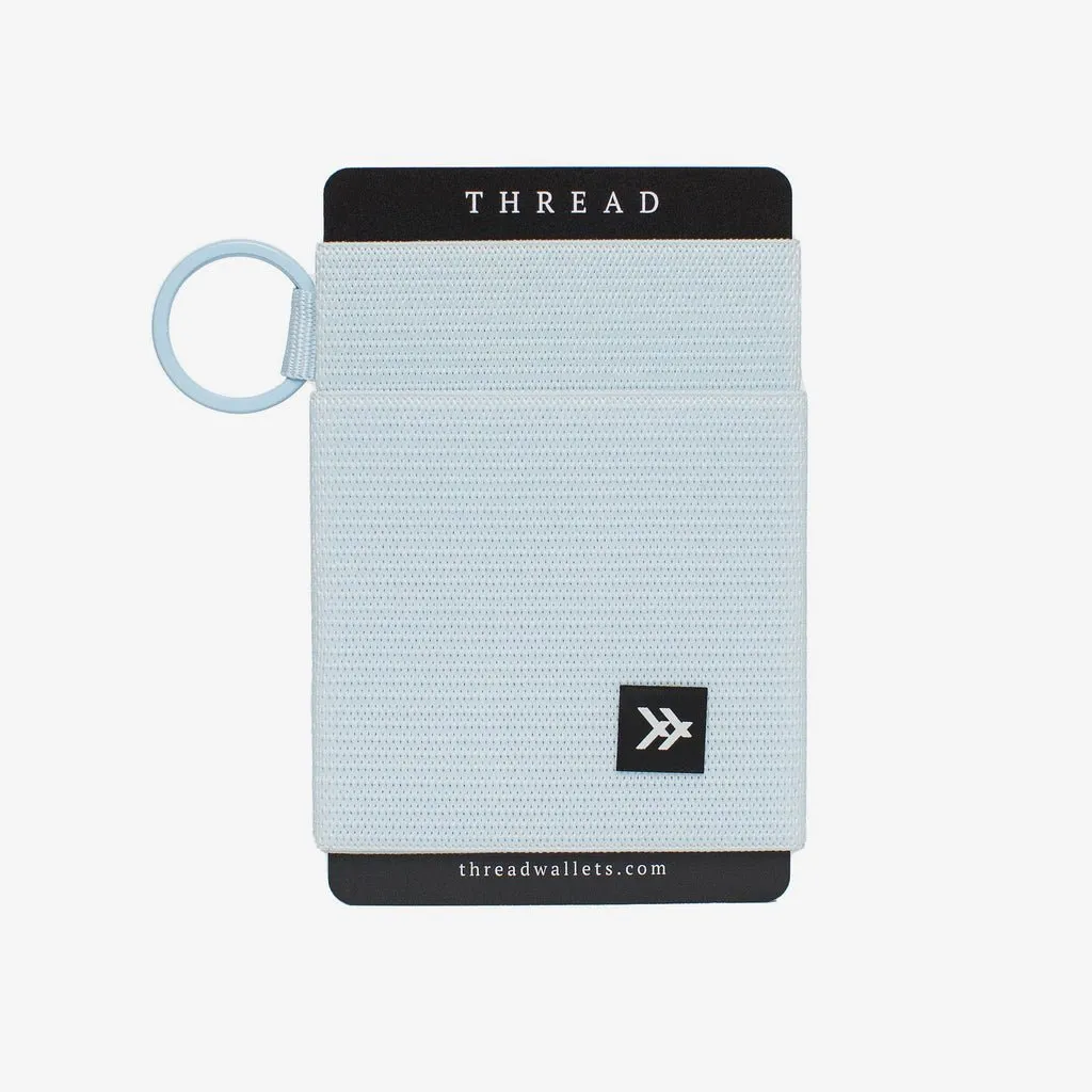 "Sky Blue" Thread Elastic Wallet
