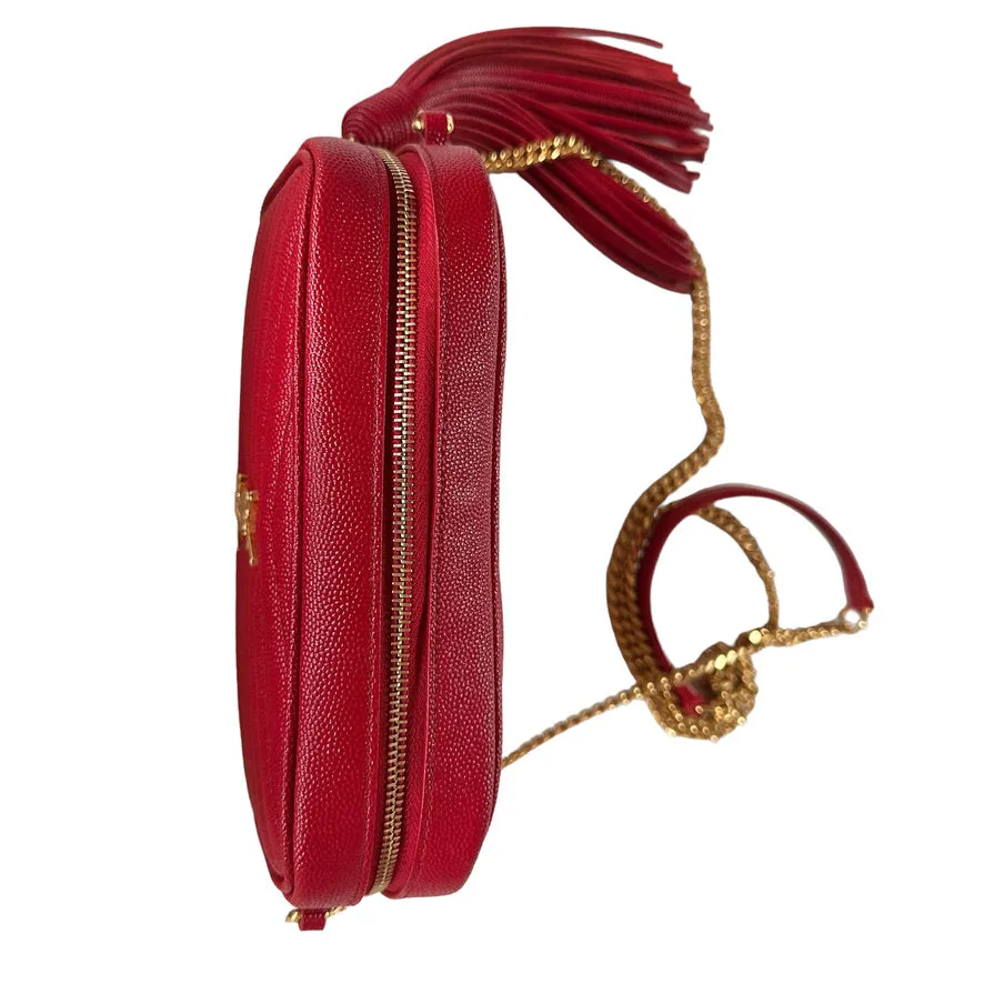 Red Mini Lou Camera Bag