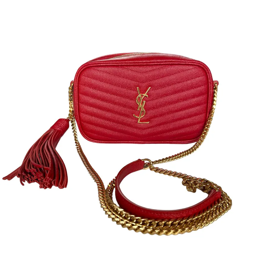 Red Mini Lou Camera Bag