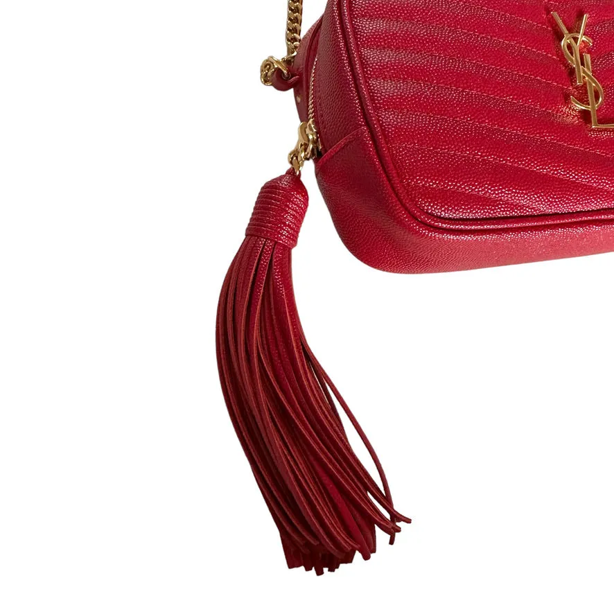 Red Mini Lou Camera Bag