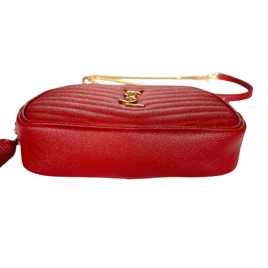 Red Mini Lou Camera Bag