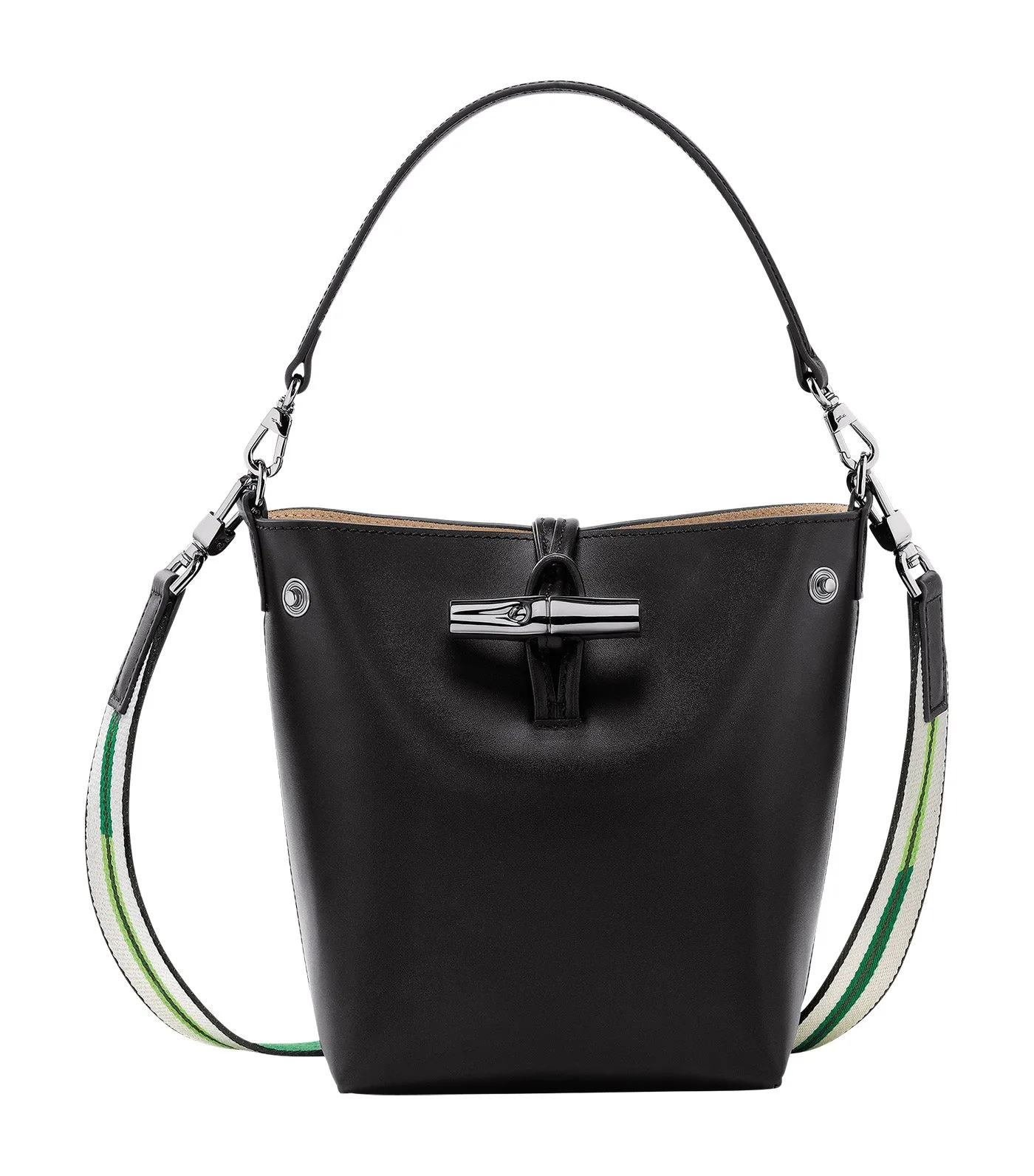 Roseau Box Bucket Bag XS Black