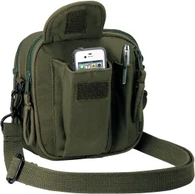 Rothco Excursion Organizer Shoulder Bag  Canvas Crossbody EDC Travel Bag 2L Storage