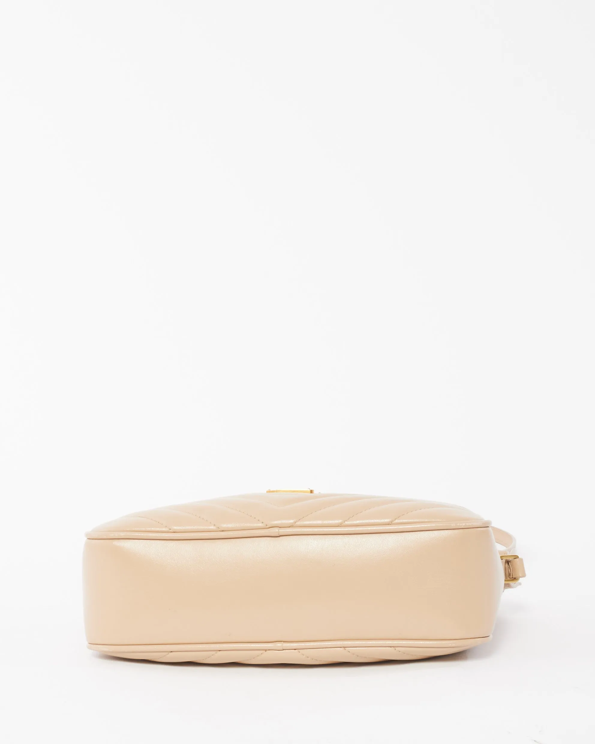 Saint Laurent Beige Leather Lou Camera Bag