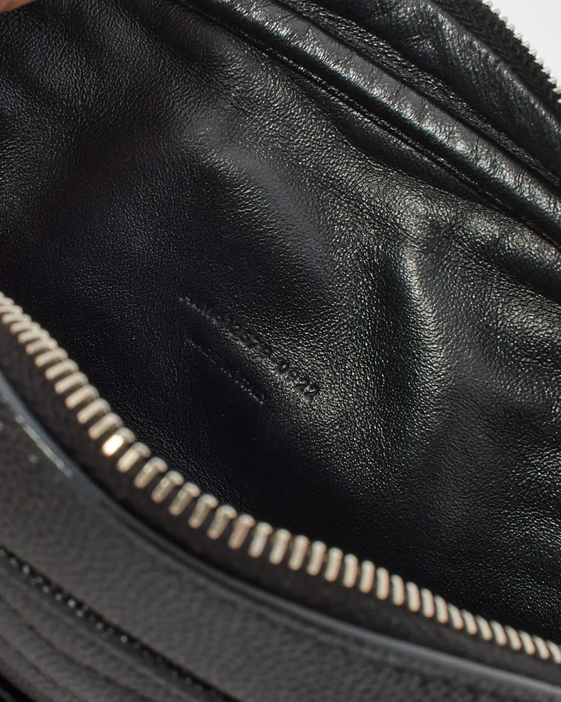 Saint Laurent Black Quilted Leather Mini Lou Camera Bag