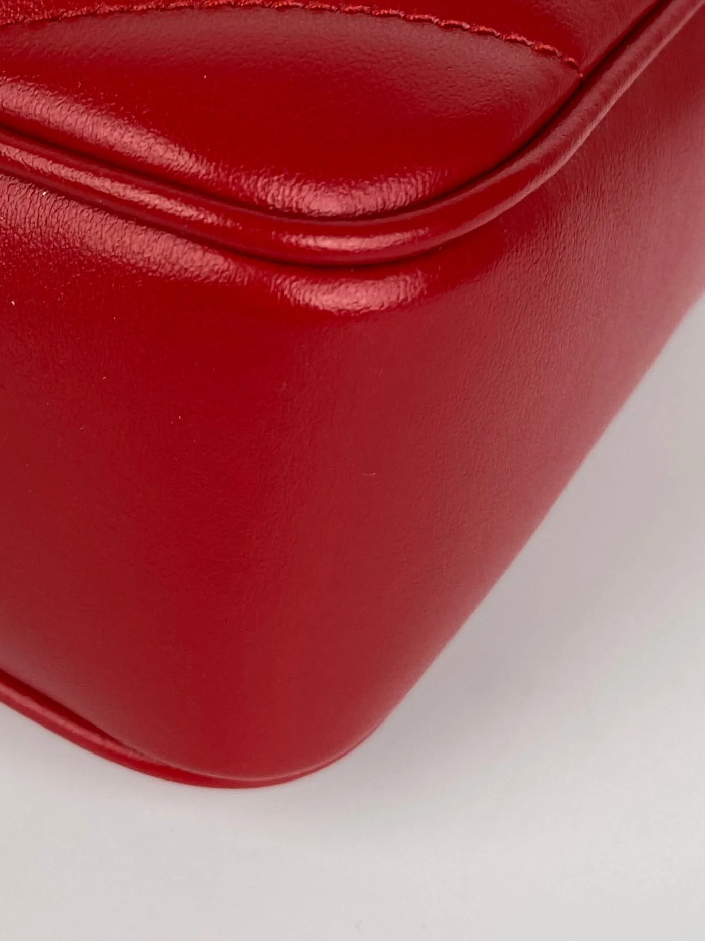 Saint Laurent Red Lou Camera Bag